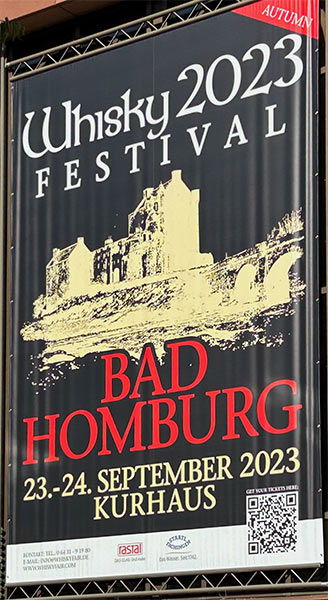 Whiskyfestival Bad Homburg 2023 Plakat