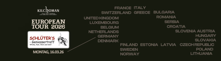 Kilchoman European Tour 2026 kopf