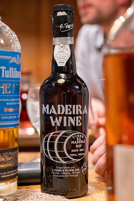 Madeira Wine Flasche
