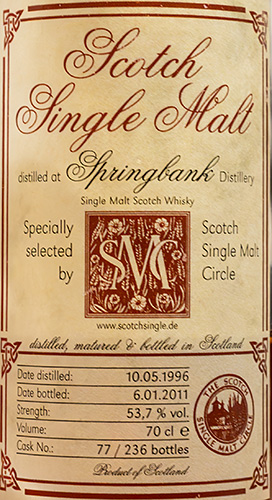 SSMC Springbank 1996